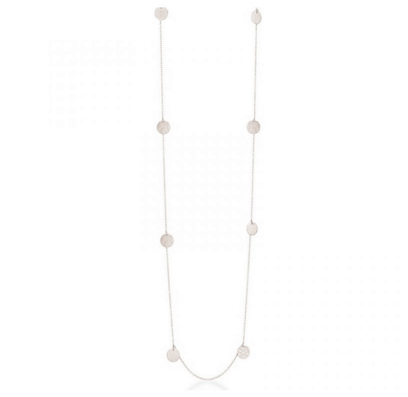 Catalina Long Silver Necklace-80 cm - Australian Designer Fine Jewellery