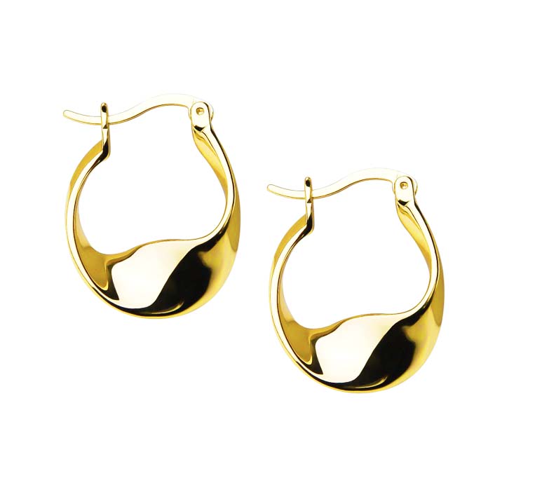 Sofia Silver Hoop Earrings - Australian Designer Fine Jewellery